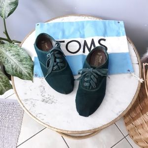 Toms wool lace shoes